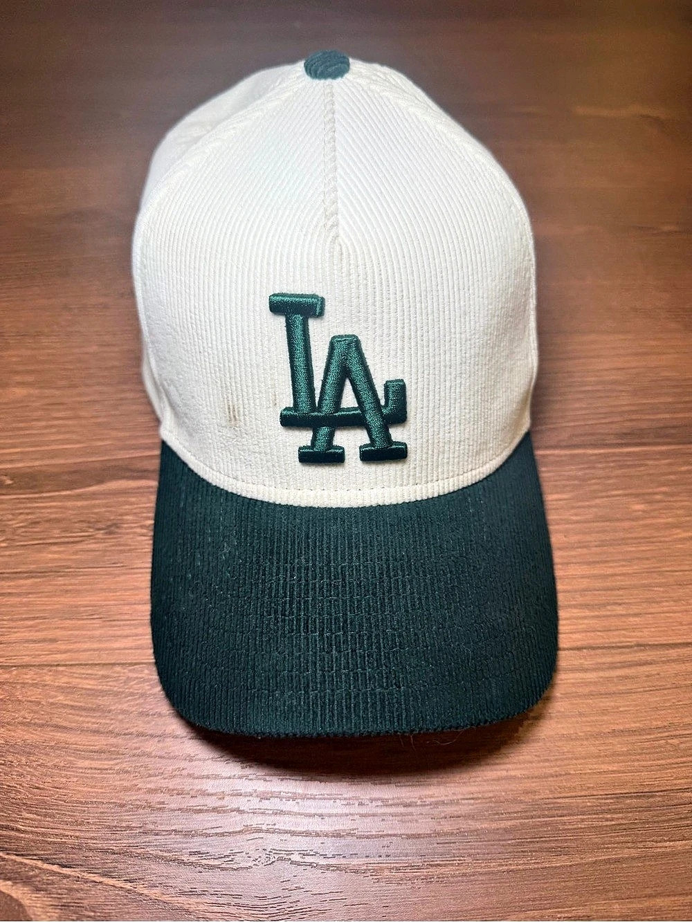 '47 LA Logo Baseball Cap in White & Black